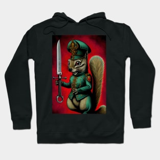 Squirrel with Knife Hoodie